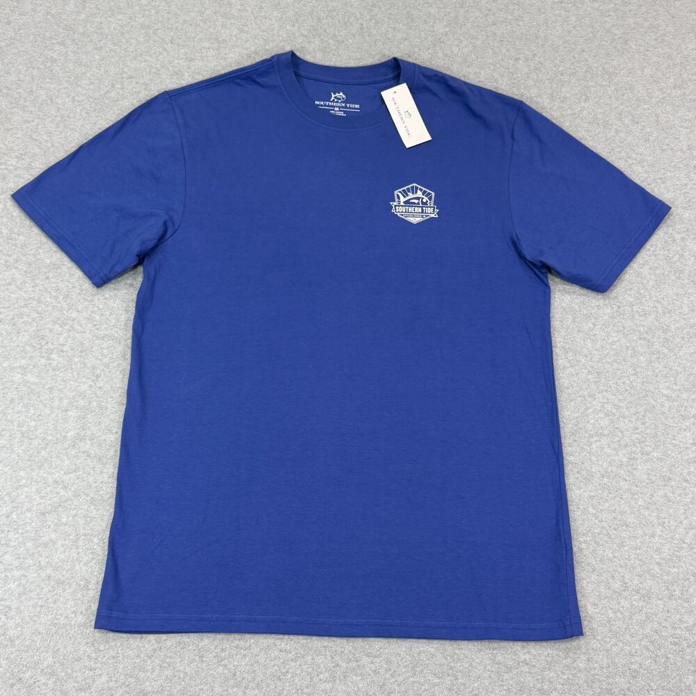 Southern Tide Mens Skipjack Burst Tee University Blue Medium M NWT *READ*